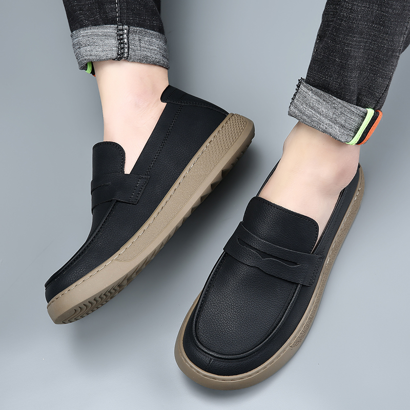 DIMANYU メンズカジュアル本革靴 2026 新しいスリ - Men'S Shoes Hey Dude のレビューと価格