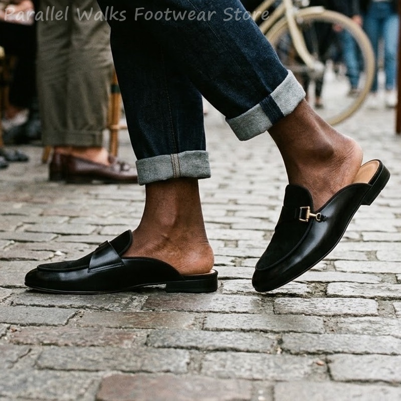 スマートカジュアル メンズ スエード パテントレザー ミュー - Men'S Shoes Smart のレビューと価格