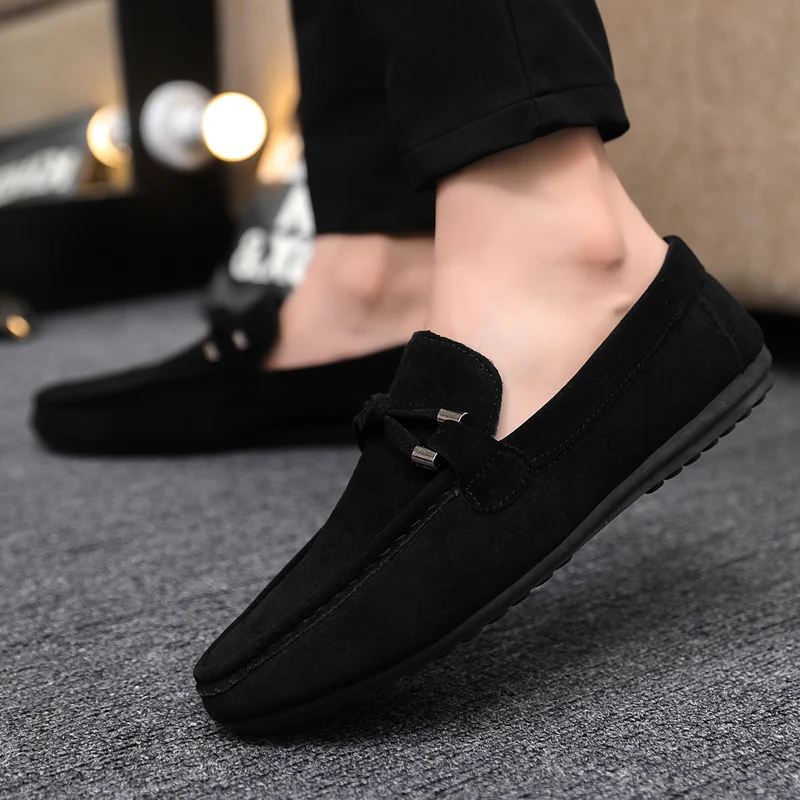 男性カジュアルシューズファッションメンズシューズ手作りスエー - Men'S Shoes Hey Dude のレビューと価格