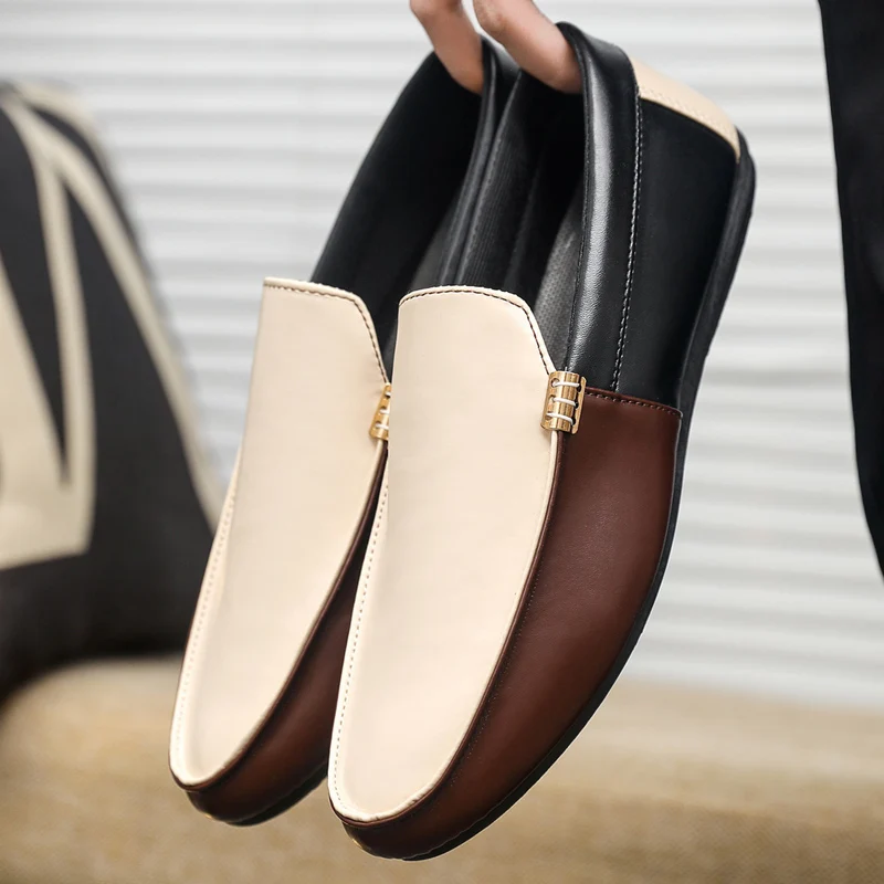 ファッションレザーローファー男性用フラットシューズ快適なメン - Men'S Shoes Hey Dude のレビューと価格