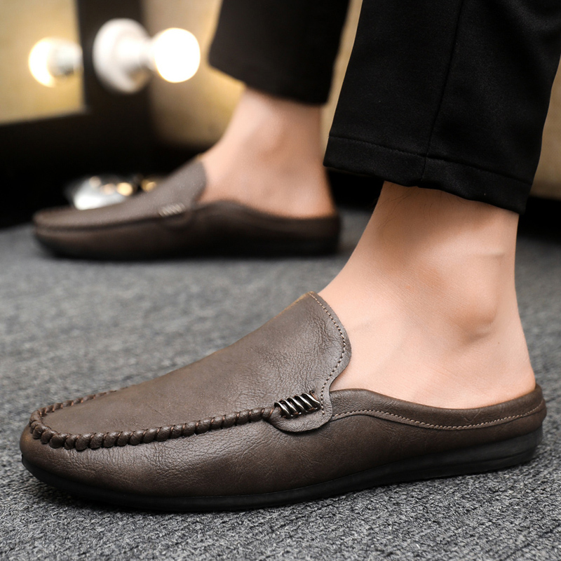 メンズハーフシューズ、快適なPUレザーカジュアルシューズ、メ - Men'S Shoes Hey Dude のレビューと価格