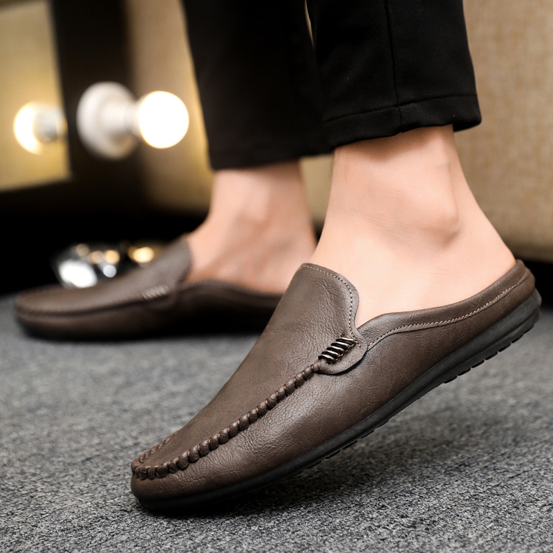 メンズハーフシューズ、快適なPUレザーカジュアルシューズ、メ - Men'S Shoes Hey Dude のレビューと価格
